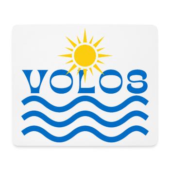 Volos Coastal Sun Waves Logo - Mousepad (Querformat) - Weiß - Vorne