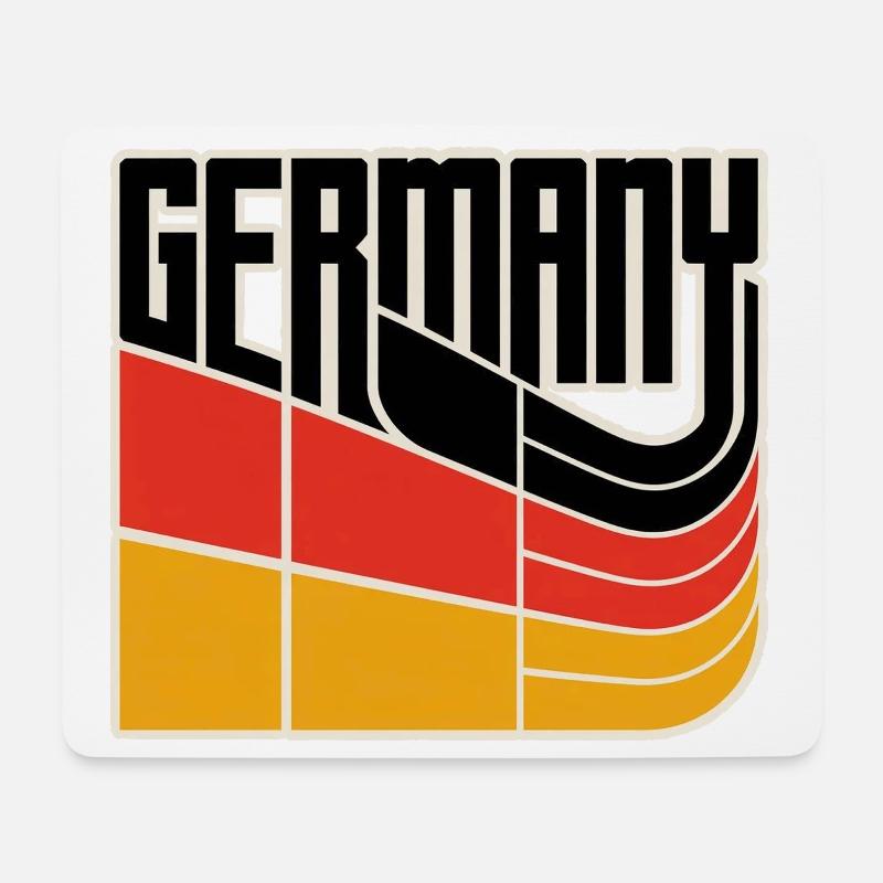 Germany - Mousepad (Querformat) - Weiß