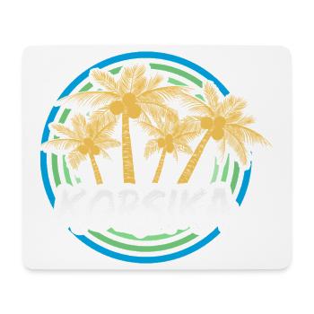 Geschenk für Korsika - Mousepad (Querformat) - Weiß - Vorne