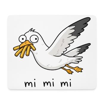 Mi Mi Mi Möwe - Mousepad (Querformat) - Weiß - Vorne
