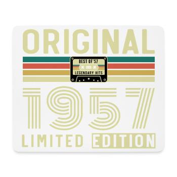 70 Years 1957 Vintage Retro Birthday Gift - Mouse Pad (horizontal) - white - Front
