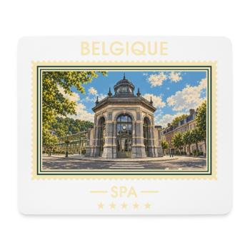 Belgien Spa Vintage Reisemarke - Mousepad (Querformat) - Weiß - Vorne