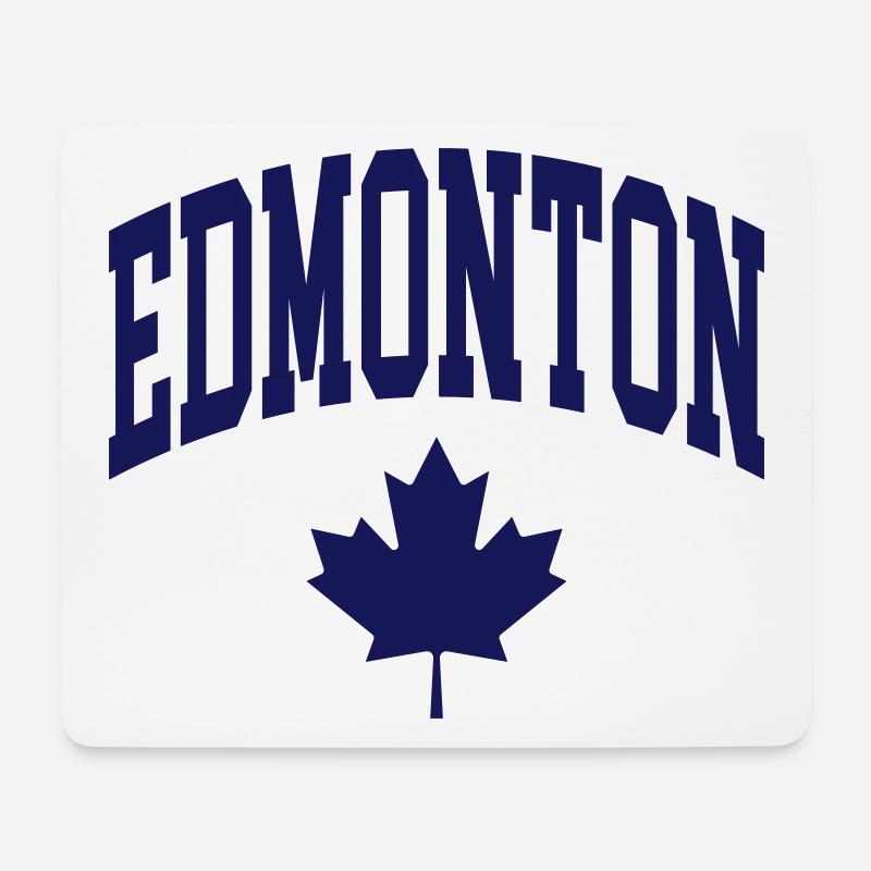 Edmonton - Mousepad (Querformat) - Weiß