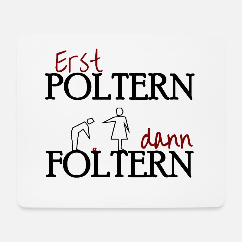 Polterabend Hochzeit Jungeselle Geschenk Lustig - Mousepad (Querformat) - Weiß