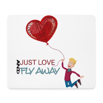Valentinstag Junge - Mousepad (Querformat) - Weiß - Vorne