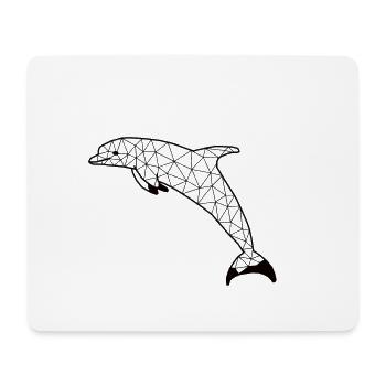Dolphinn GeomeTRIX - Mousepad (Querformat) - Weiß - Vorne