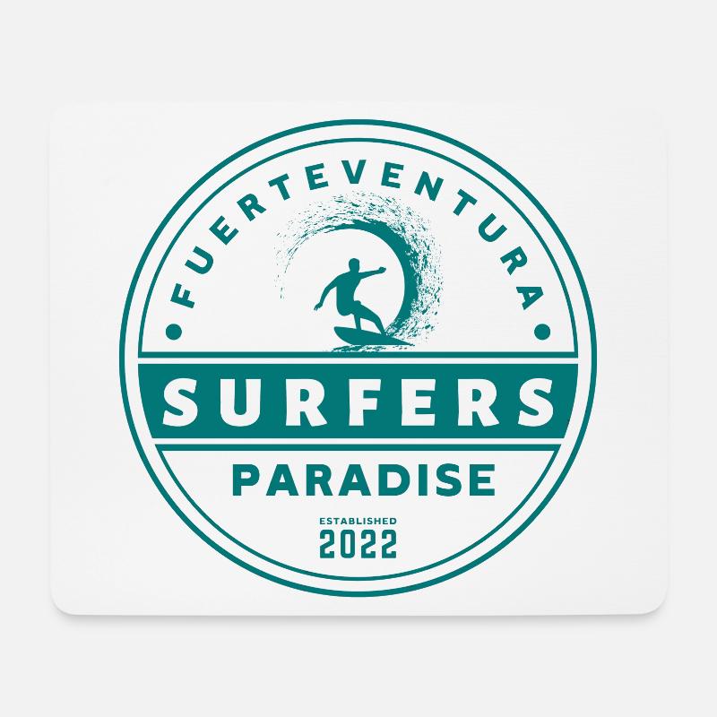 Fuerteventura - Surfers Paradise - Mouse Pad (horizontal) - white