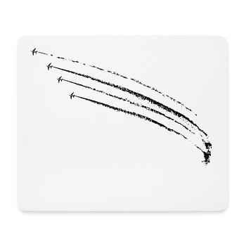 Avions - Tapis de souris (format paysage) - blanc - Devant