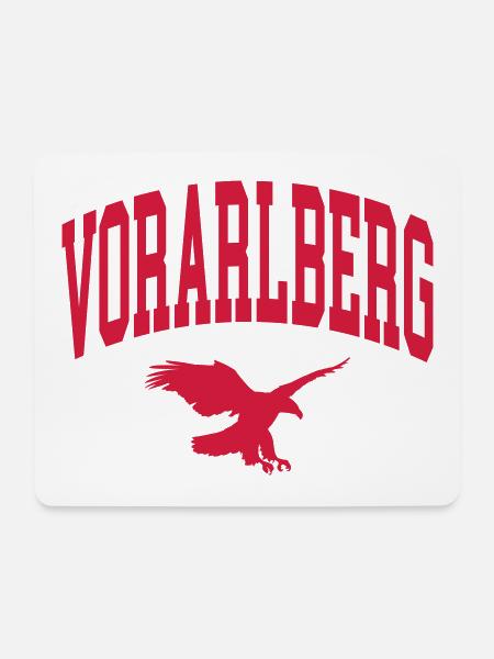 Vorarlberg - Mousepad (Querformat) - Weiß