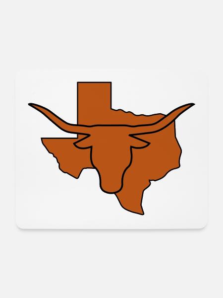 Texas - Mousepad (Querformat) - Weiß