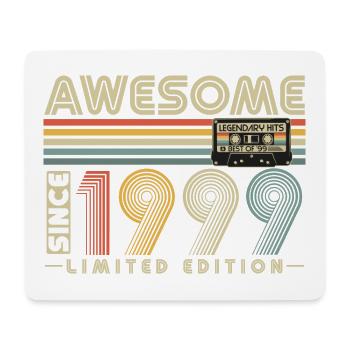 Great Since 1999 Vintage Birthday Retro - Mouse Pad (horizontal) - white - Front