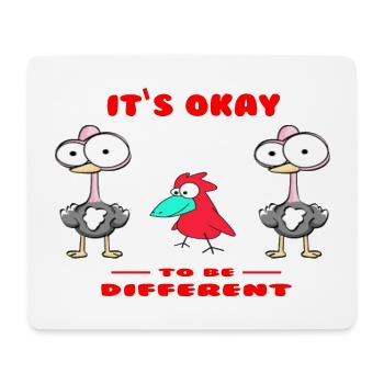 Oiseaux Oiseaux Cartoon - Tapis de souris (format paysage) - blanc - Devant