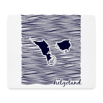 Helgoland, Schleswig-Holstein/Deutschland, Nordsee - Mousepad (Querformat) - Weiß - Vorne