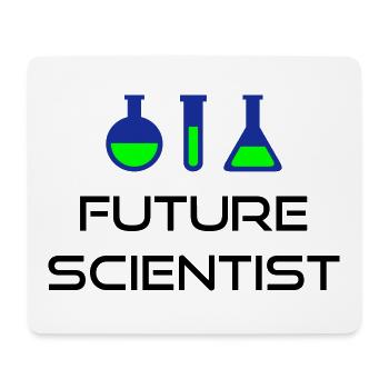 Future scientist (piston, test tube) - Mouse Pad (horizontal) - white - Front