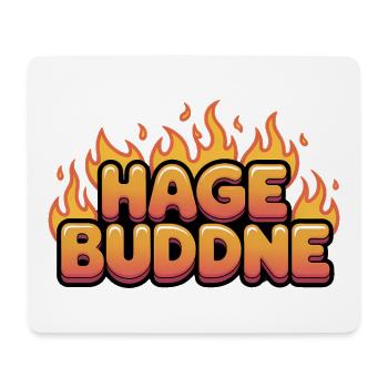 Hagebuddne – Lustige Deutsche Memes - Mousepad (Querformat) - Weiß - Vorne