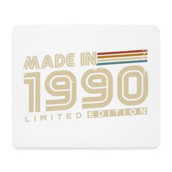 Vintage 1990's Born Retro Vintage Birthday - Mouse Pad (horizontal) - white - Front