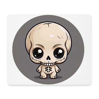Halloween - Little Cute Skeleton - Mouse Pad (horizontal) - white - Front