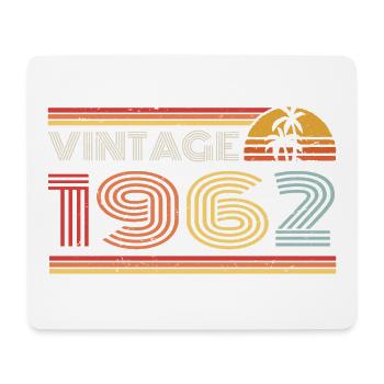 1962 Limited Edition Geburtstag Outfit 1962 vintag - Mousepad (Querformat) - Weiß - Vorne