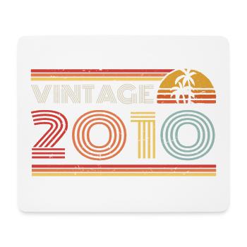 2010 Limited Edition Geburtstag Outfit 2010 vintag - Mousepad (Querformat) - Weiß - Vorne