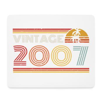 2007 Limited Edition Geburtstag Outfit 2007 vintag - Mousepad (Querformat) - Weiß - Vorne