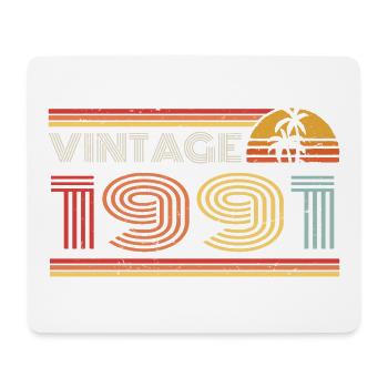 1991 Limited Edition Geburtstag Outfit 1991 vintag - Mousepad (Querformat) - Weiß - Vorne
