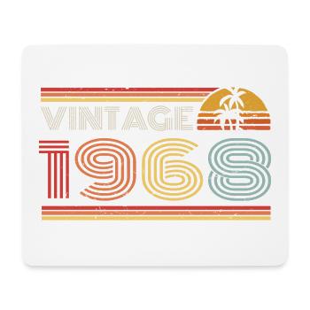1968 Limited Edition Geburtstag Outfit 1968 vintag - Mousepad (Querformat) - Weiß - Vorne