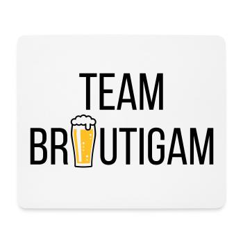 Team Bräutigam (Bier / Junggesellenabschied / POS) - Mousepad (Querformat) - Weiß - Vorne