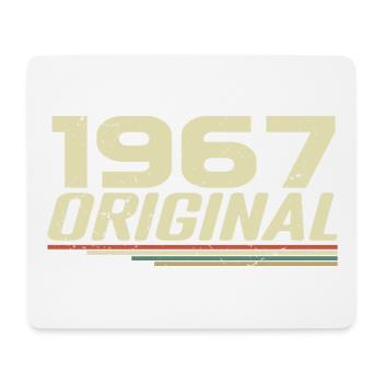 Jahrgang 1967 Jahrgang 1967 Retro Jubiläum 1967 - Mousepad (Querformat) - Weiß - Vorne