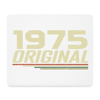Born in 1975 Vintage 1975 Retro Anniversary 1975 - Mouse Pad (horizontal) - white - Front