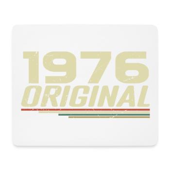 Born in 1976 Vintage 1976 Retro Birthday 1976 - Mouse Pad (horizontal) - white - Front