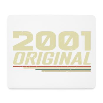 Jahrgang 2001 Jahrgang 2001 Retro Geburtstag 2001 - Mousepad (Querformat) - Weiß - Vorne