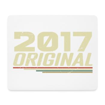Né en 2017 Vintage 2017 Anniversaire Rétro 2017 - Tapis de souris (format paysage) - blanc - Devant