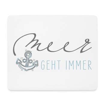 Sea always goes - Mouse Pad (horizontal) - white - Front