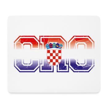 C R O Croatie - Tapis de souris (format paysage) - blanc - Devant