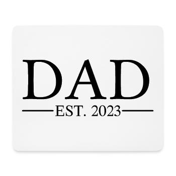 Papa EST 2023 - Tapis de souris (format paysage) - blanc - Devant