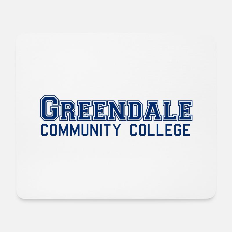 Collendie communautaire de Greendale - Tapis de souris (format paysage) - blanc