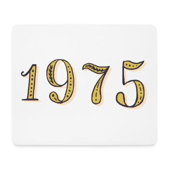 Geburtstagsgeschenk 1975 - Mousepad (Querformat) - Weiß - Vorne