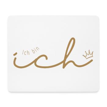 Ich bin ich - Mousepad (Querformat) - Weiß - Vorne