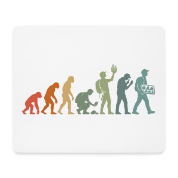  Vintage-Geologie, Edelsteinsammler, Gestein- und - Mousepad (Querformat) - Weiß - Vorne