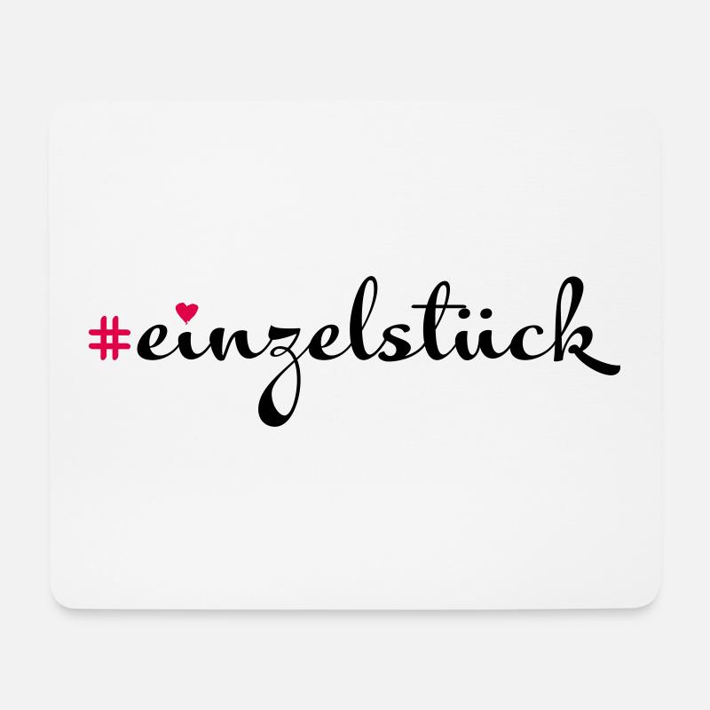 Einzelstück - Mousepad (Querformat) - Weiß