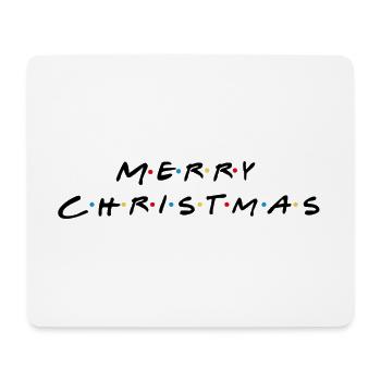 "Merry Christmas" Friends Gift Idea - Mouse Pad (horizontal) - white - Front