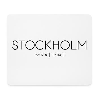 Stockholm, Schweden, Skandinavien, Ostsee - Mousepad (Querformat) - Weiß - Vorne