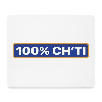 100% Ch'ti - Nord pas de calais - Tapis de souris (format paysage) - blanc - Devant