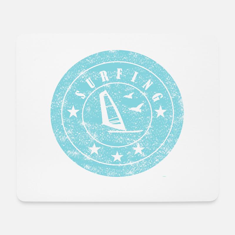 Windsurfen - Mousepad (Querformat) - Weiß