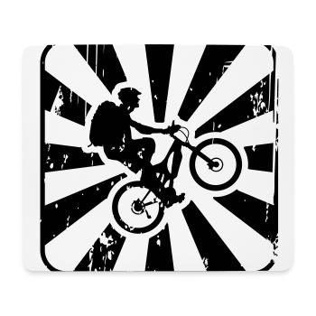 Bike - Tapis de souris (format paysage) - blanc - Devant