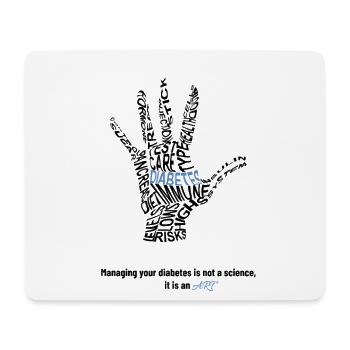 Diabetes - Mousepad (Querformat) - Weiß - Vorne