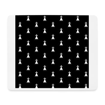 Bretonische hermine Symbol Bretagne Geschenk - Mousepad (Querformat) - Weiß - Vorne