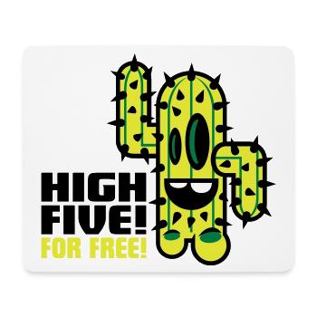cactus comic - Mouse Pad (horizontal) - white - Front