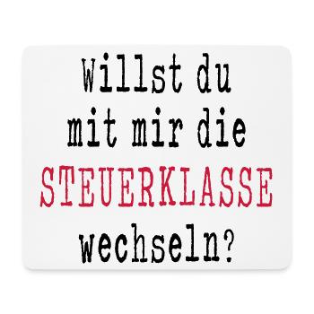 Heiratsantrag Verlobung Antrag Hochzeit Freundin - Mousepad (Querformat) - Weiß - Vorne