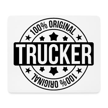 Trucker - Mousepad (Querformat) - Weiß - Vorne